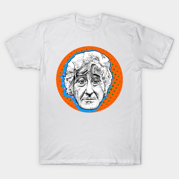 Jon Pertwee Portrait T-Shirt by adam-bullock